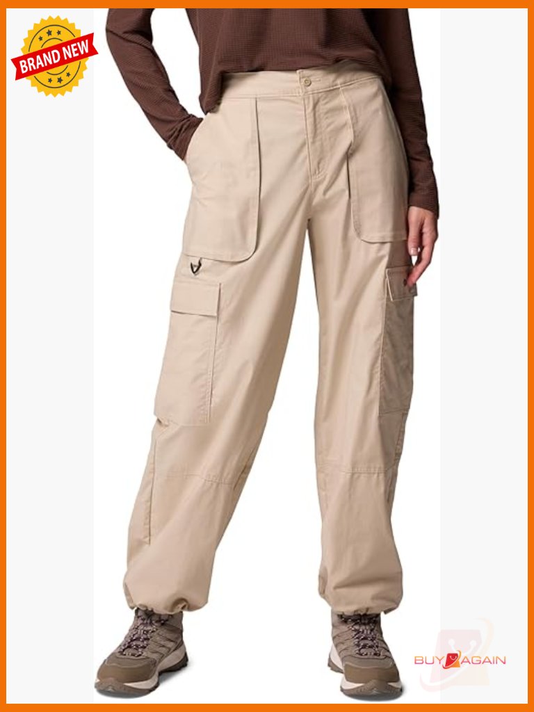 Cotton Ripstop Hiking Cargo Pants With Adjustable Ankle Cuffs
